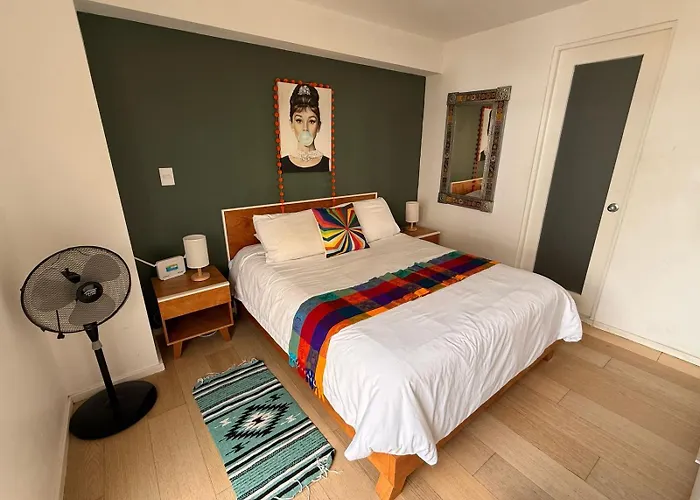 Apartamento Acogedor Loft Mexicano Zócalo,